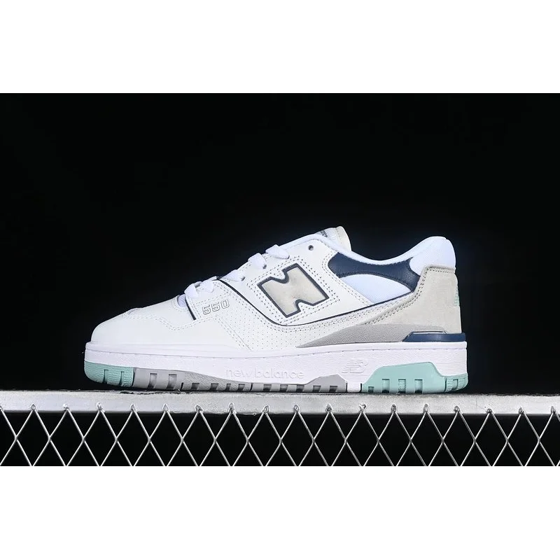 New Balance New Balance 550 White/Navy/Mint Sneaker Multicolor