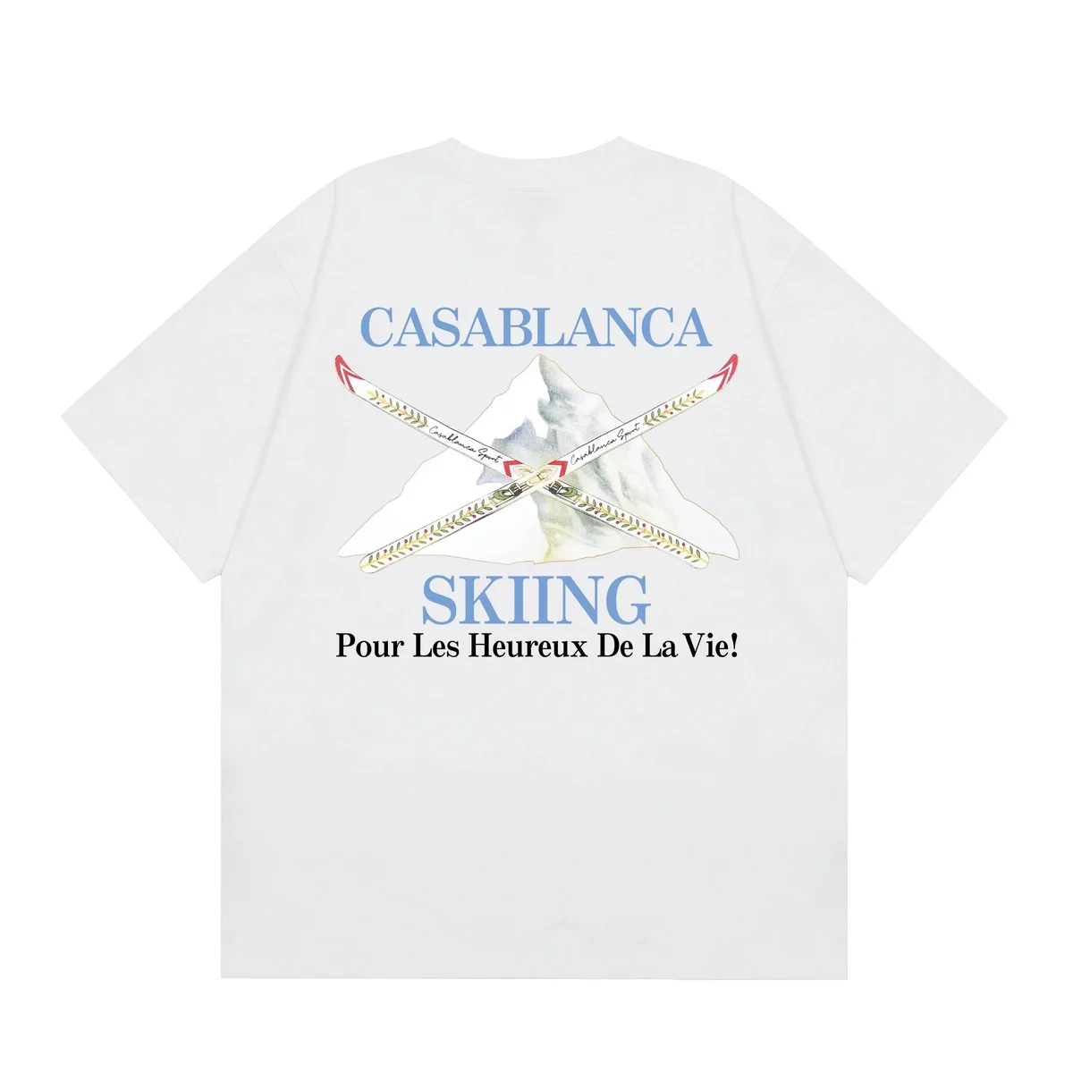 Casablanca Casablanca Skiing White T-Shirt White - 1