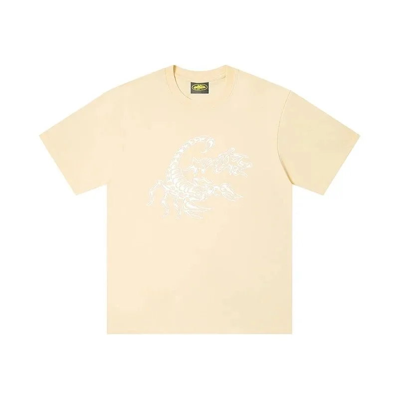 Other Light Yellow Scorpion Print T-Shirt Cream - 1