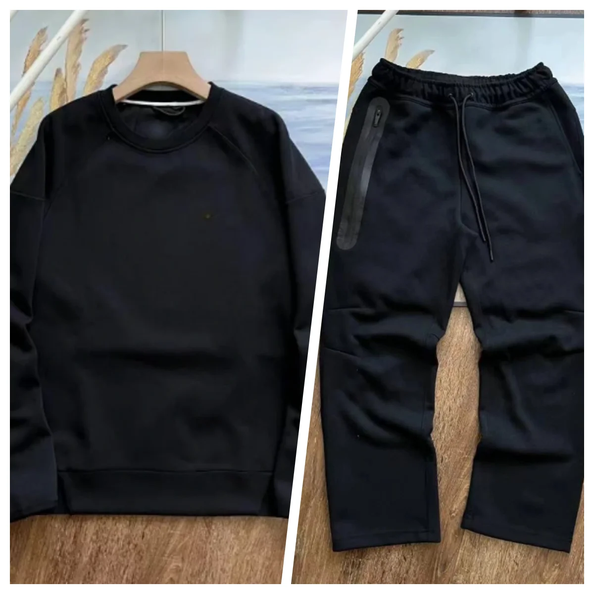 Other Black Matching Tracksuit Set Black - 1