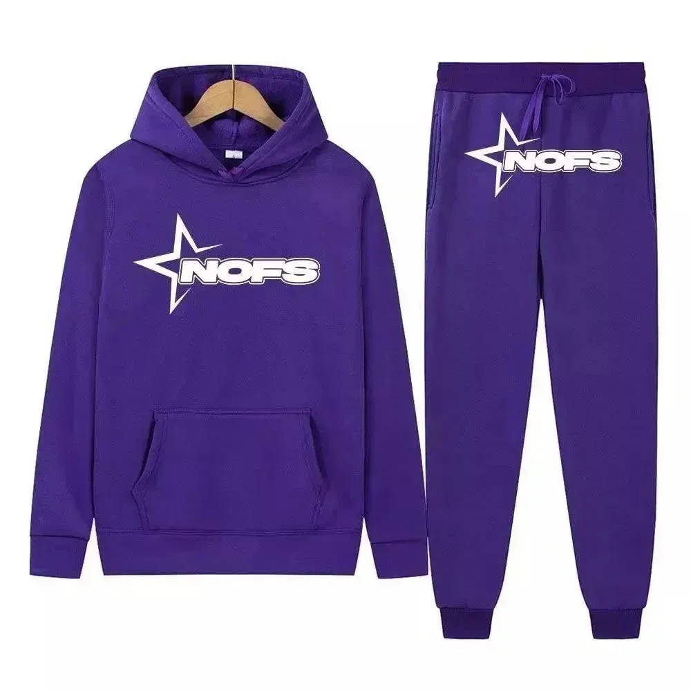 NOFS NOFS Purple NOFS Star Tracksuit Set Purple - 1