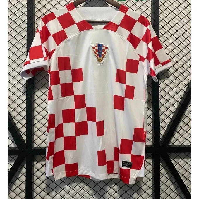 Nike Nike 2020-2022 Croatia Home Red/White Checkered Jersey Multicolor
