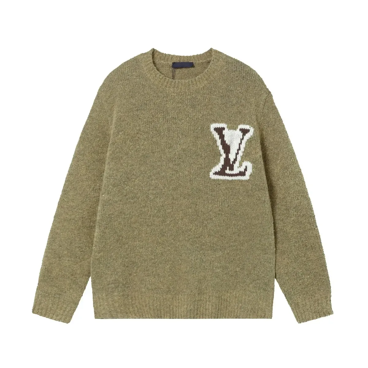 Louis Vuitton Louis Vuitton Monogram LV 3 Beige Knit Sweater Beige
