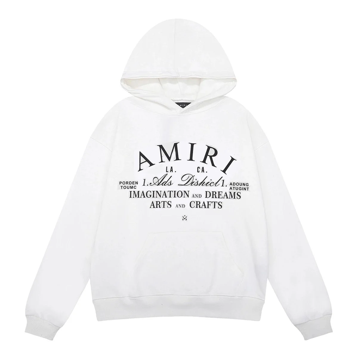 Amiri Amiri White Graphic Hoodie White - 1