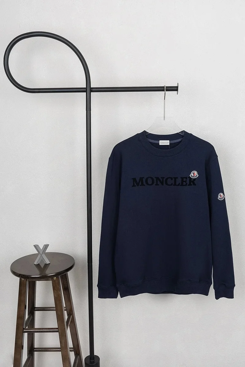 Moncler Moncler Navy Logo Sweatshirt Navy