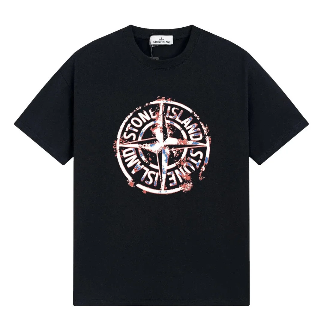 Stone Island Stone Island Compass Logo Black T-Shirt Black