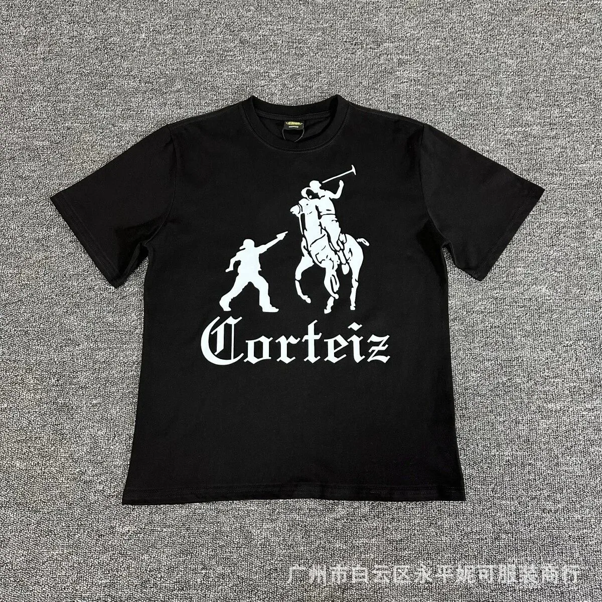 Corteiz Corteiz RTW Polo T-Shirt Black Black - 1