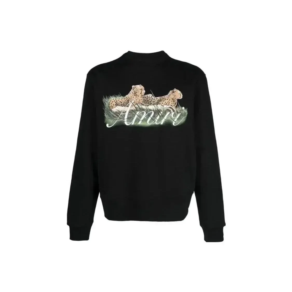Amiri Amiri AMIRI Black Cheetah Graphic Sweatshirt Black