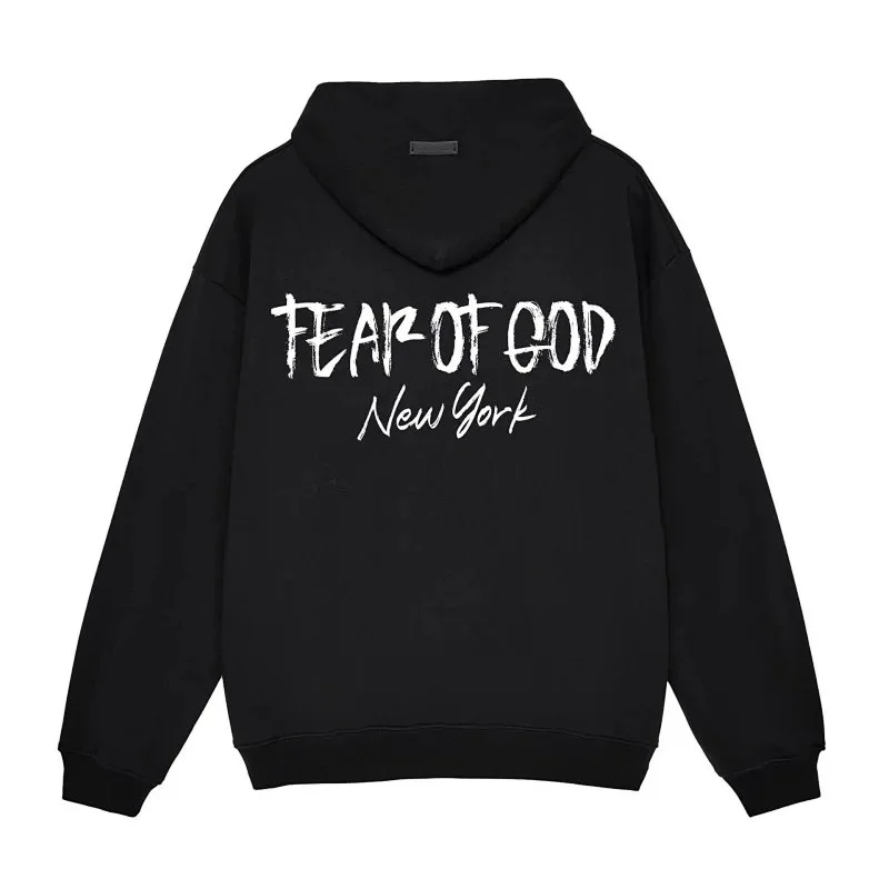 Fear of God Fear of God Essentials Black 'FEAR OF GOD New York' Hoodie Black - 1
