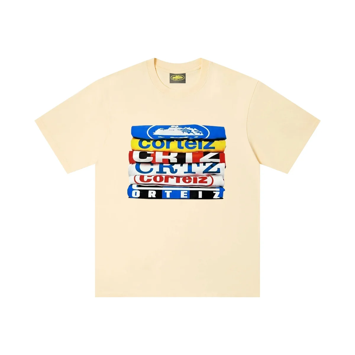 Corteiz Corteiz RTW T-Shirt Beige Solid T-Shirt Beige - 1