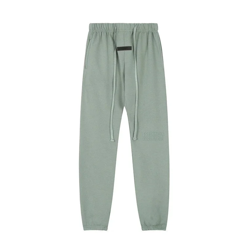Fear of God Fear of God Essentials Green Drawstring Sweatpants Green - 1