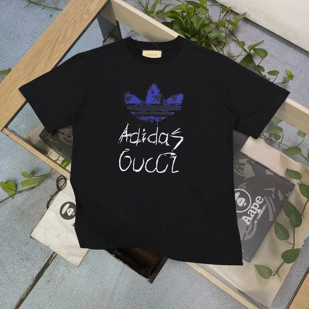 Gucci Gucci Adidas x Gucci Black T-Shirt Black - 1