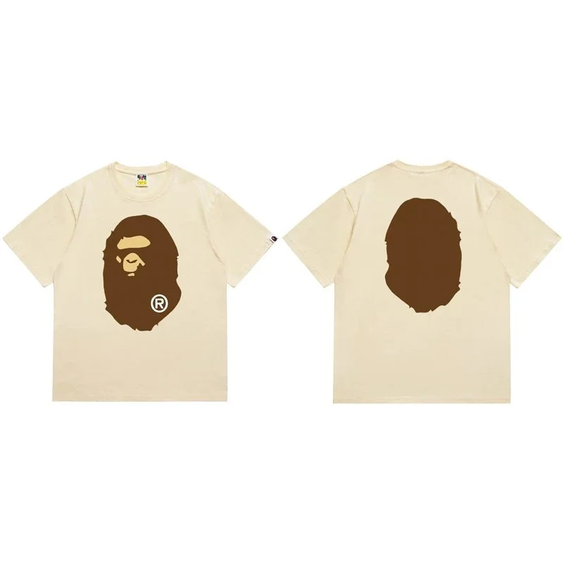 A Bathing Ape BAPE STA 175杏色 T-Shirt Beige - 1