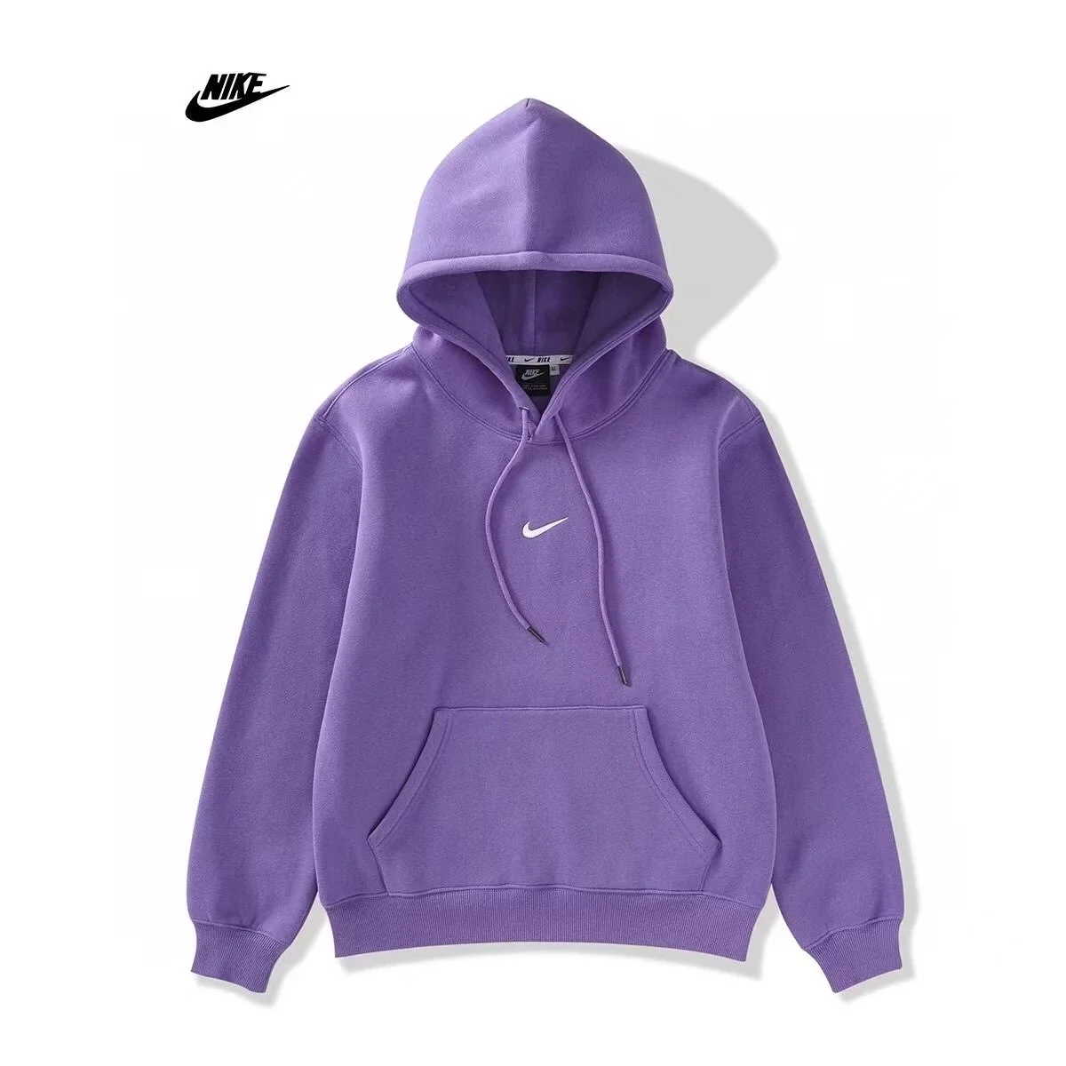 Nike Nike NK Purple Hoodie Sweatshirt Purple - 1