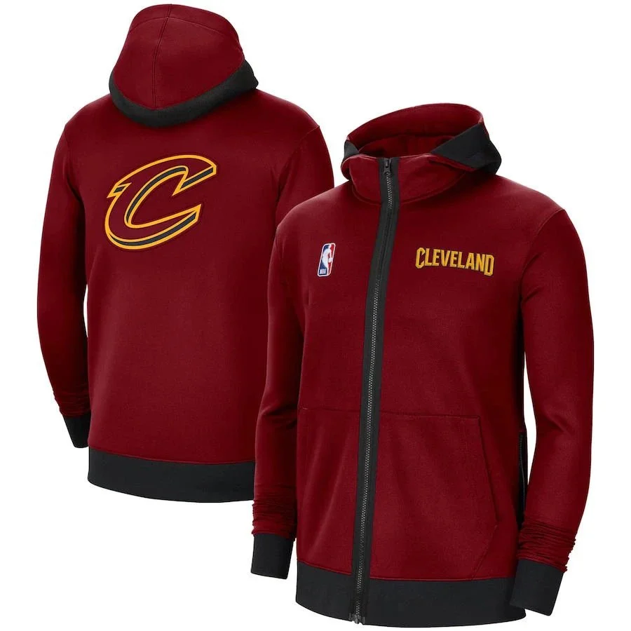 Nike Nike Cleveland Cavaliers Full-Zip Hoodie Wine Red Red - 1