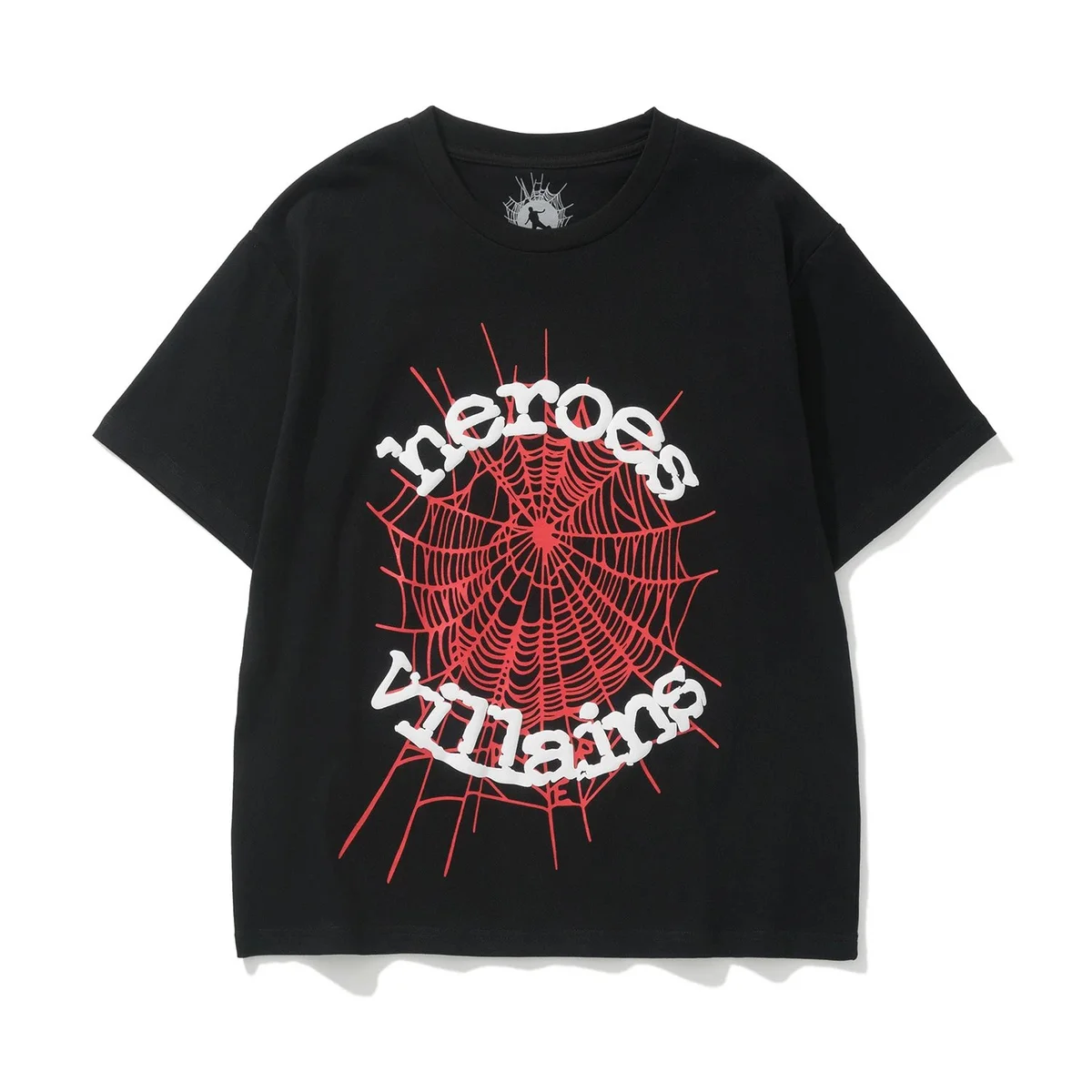 Other Black Heroes Villains Spiderweb T-Shirt Black - 1