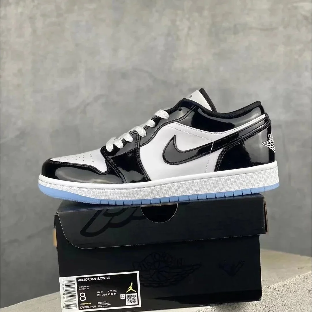 Nike Nike Air Jordan 1 Low SE Kang buckle COONCORD Sneakers Black - 1