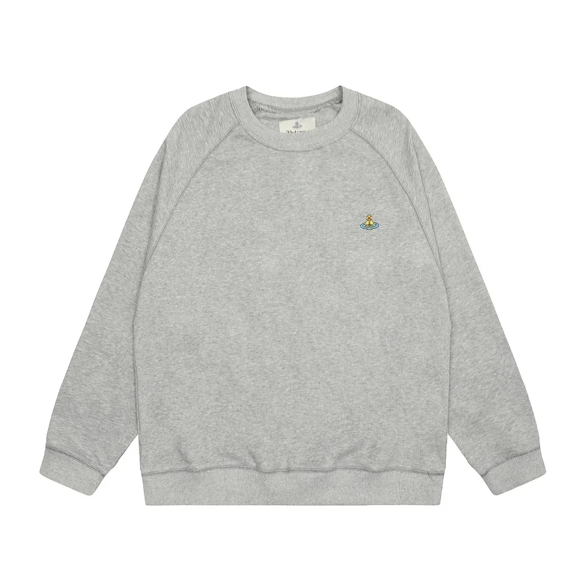 Vivienne Westwood Vivienne Westwood Orb Grey Cotton Sweatshirt Grey - 1