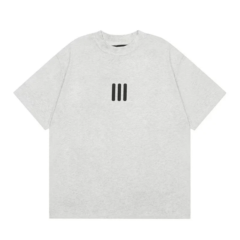 Other Unisex Light Grey III Logo T-Shirt Grey - 1