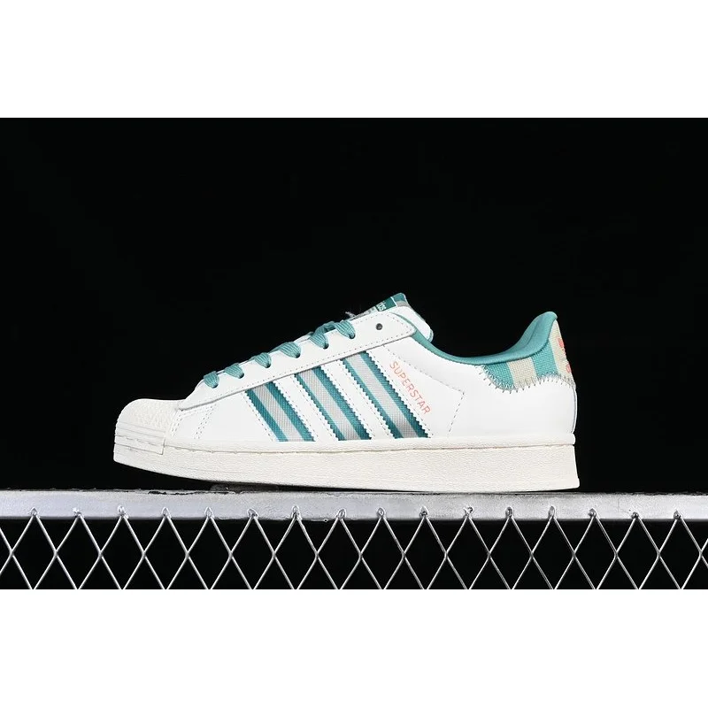 Adidas Adidas Superstar Sail/Teal Sneakers White - 1