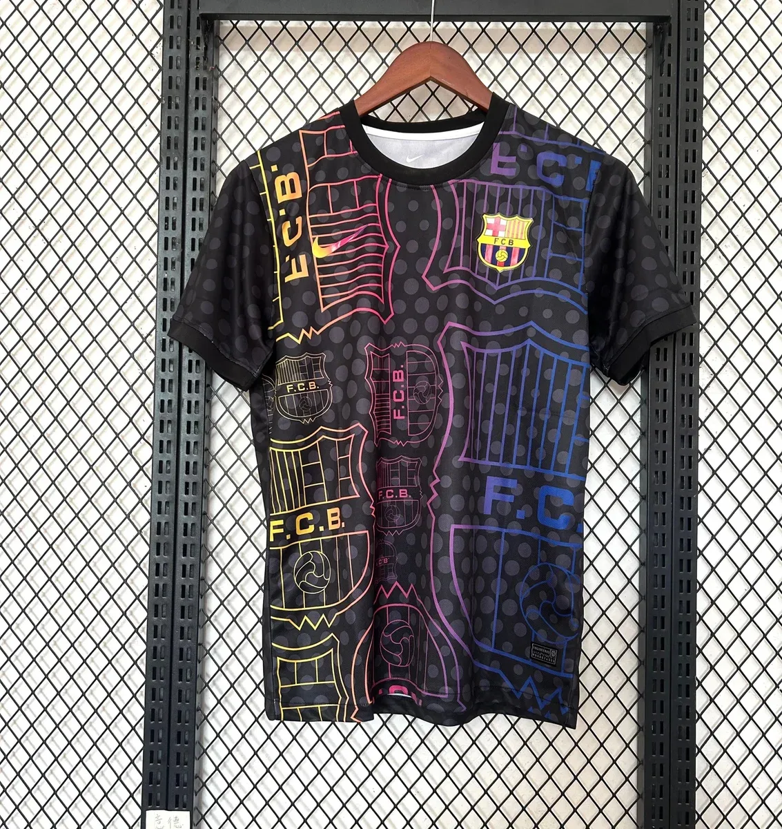 Nike Nike FC Barcelona Black Rainbow Jersey Black - 1