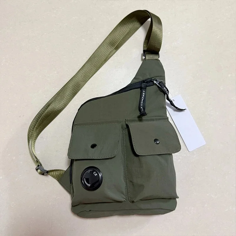 CP Company CP Company Goggle Olive Crossbody Bag Green - 1