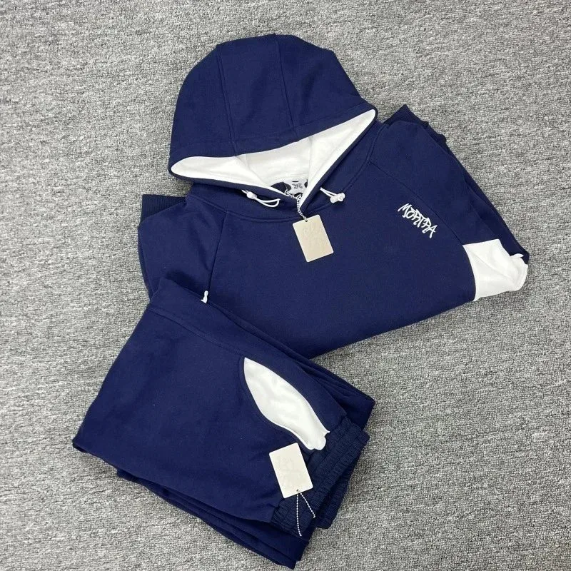Other NORTHA 2001 Set Navy Blue Hoodie & Shorts Navy - 1