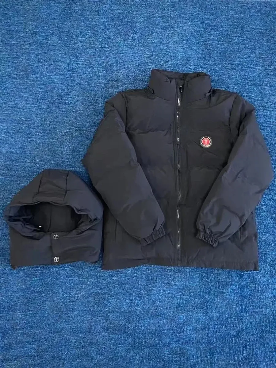 Other Black Puffer Jacket with Detachable Hood Black - 1