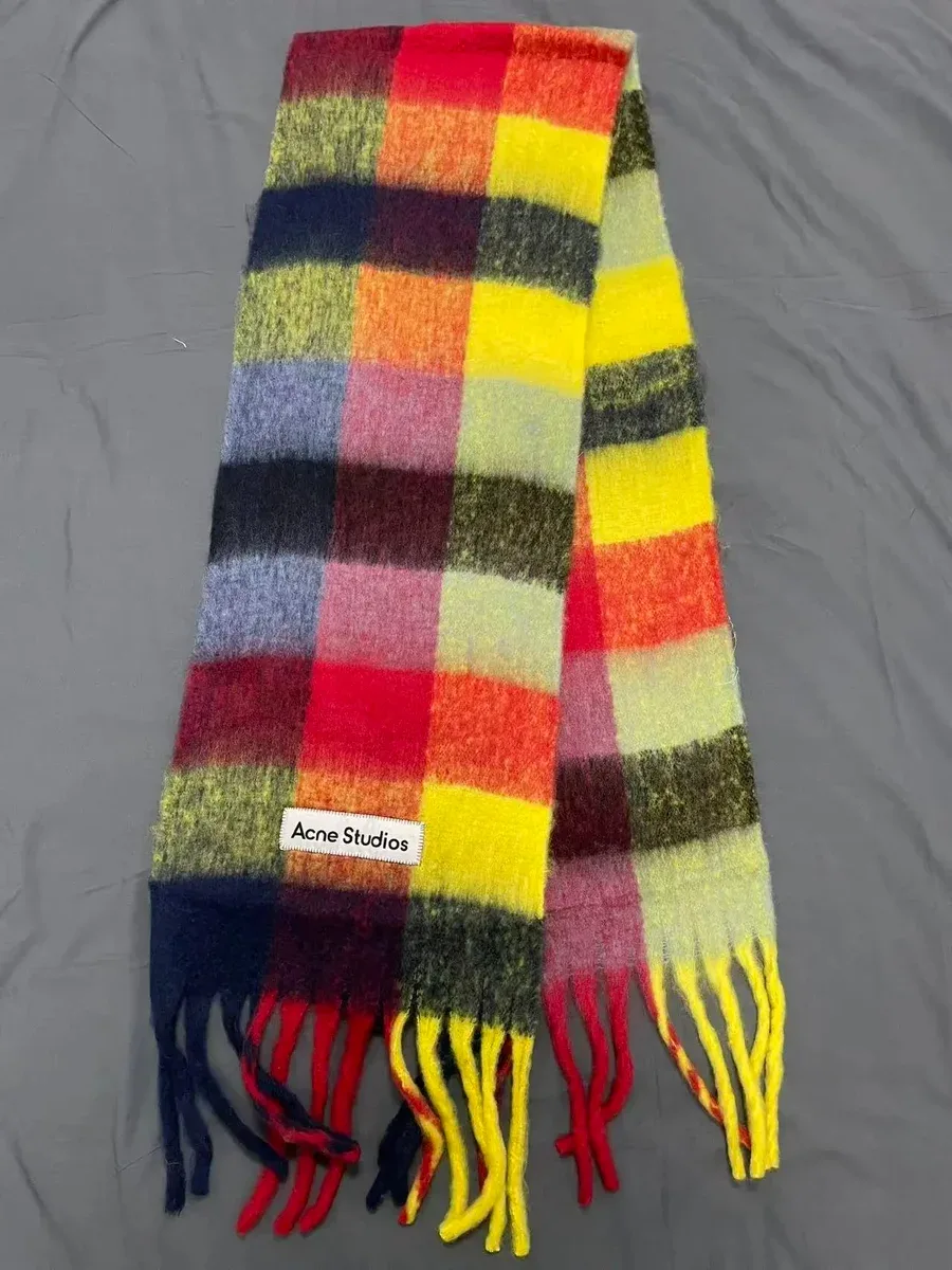 Acne Studios Acne Studios Multicolor Plaid Scarf Multicolor