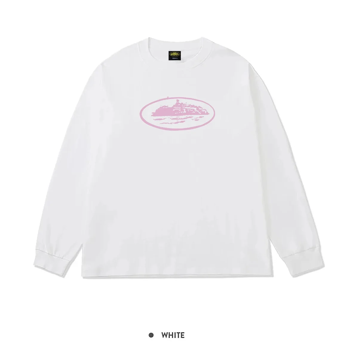 Other White Long Sleeve T-Shirt with Pink Graphic White - 1