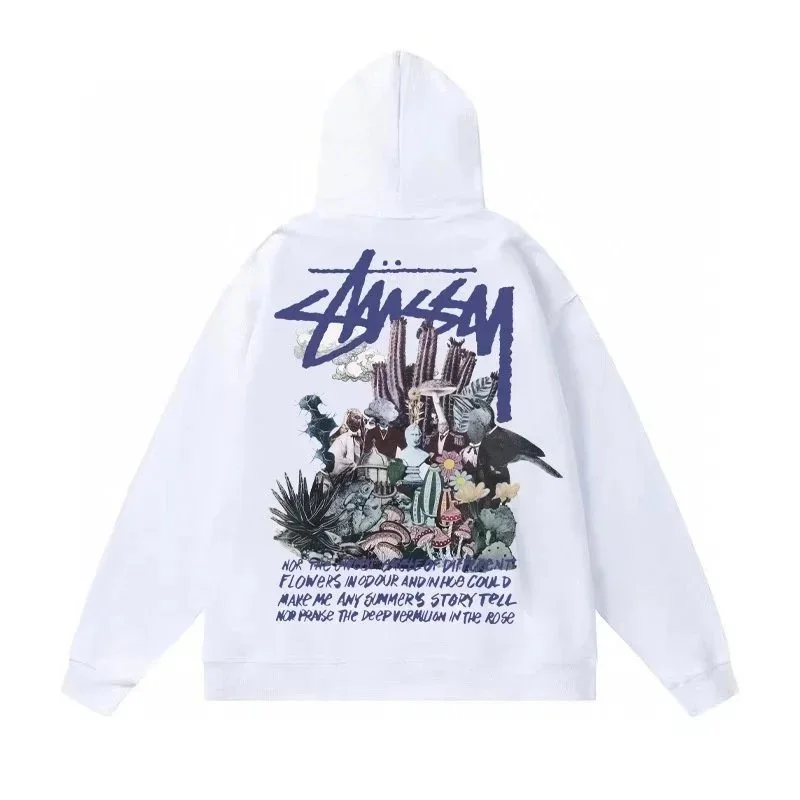 Stussy Stussy Stüssy White Graphic Hoodie White - 1