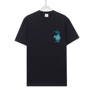 Other Black Blue Sequin Horse T-Shirt Black - 1