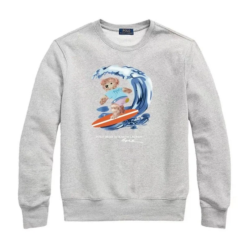 Polo Ralph Lauren Polo Ralph Lauren Polo Bear Grey Graphic Sweatshirt Grey - 1