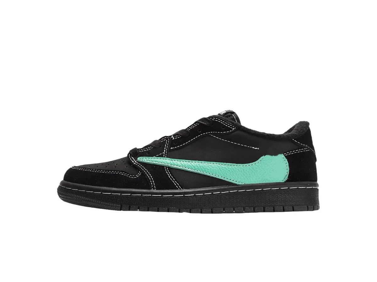 Nike Nike Air Jordan 1 Low Travis 蒂芙尼绿 Sneakers Black - 1