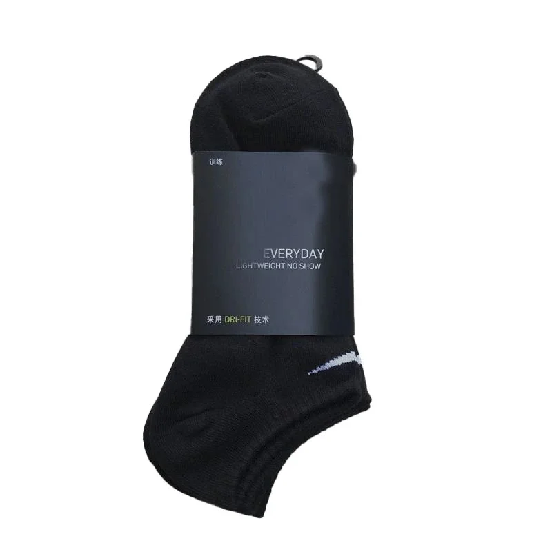 Nike Nike Everyday Lightweight No Show Socks Black Black