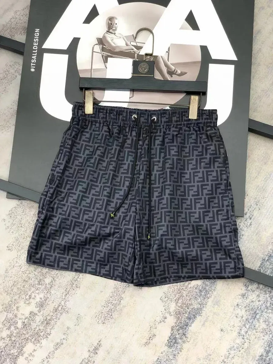 Fendi Fendi FF Monogram Black Shorts Black