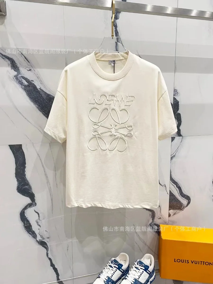 Loewe Loewe Anagram Apricot Beige T-Shirt Beige