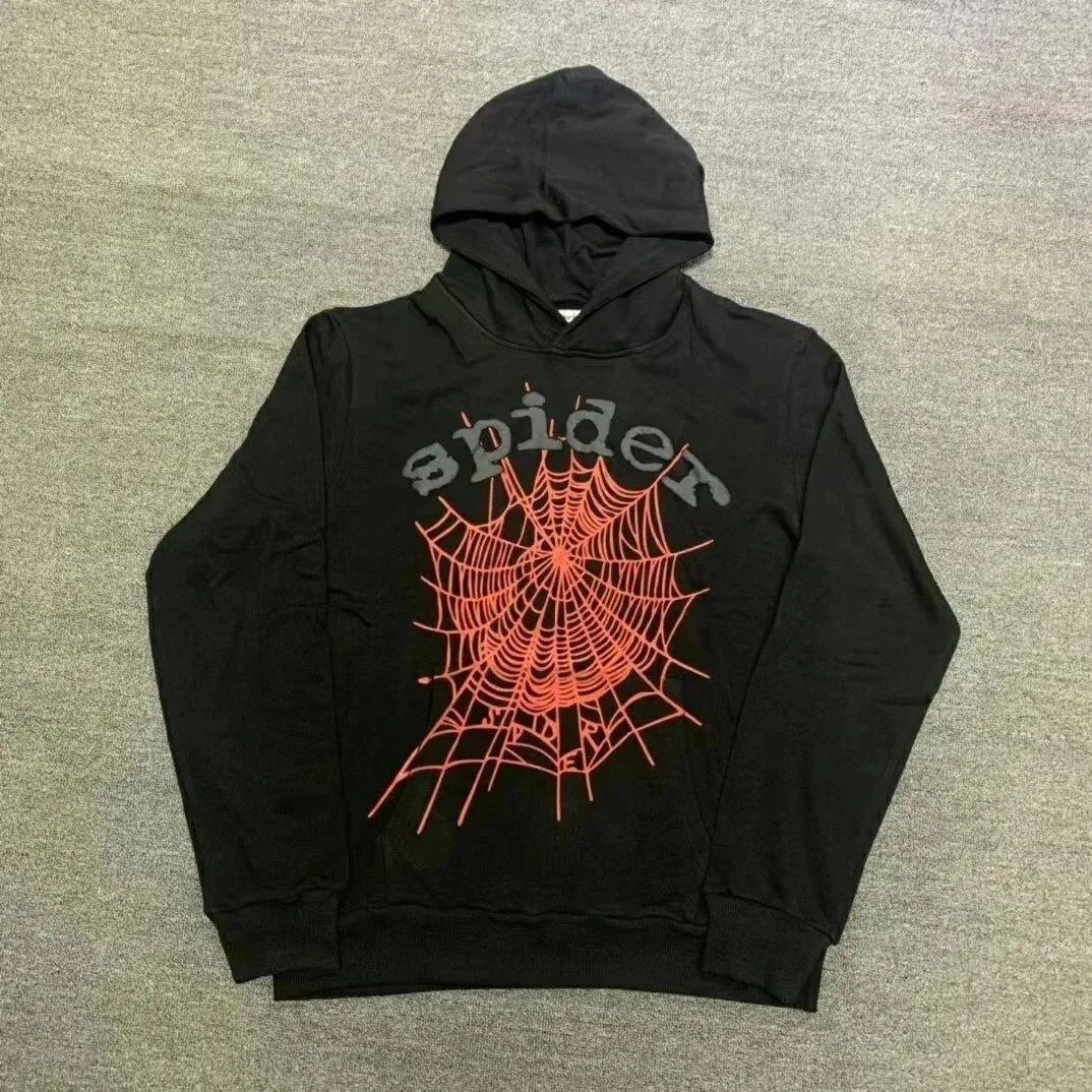 SP5DER SP5DER Spider Black/Orange Hoodie Black - 1