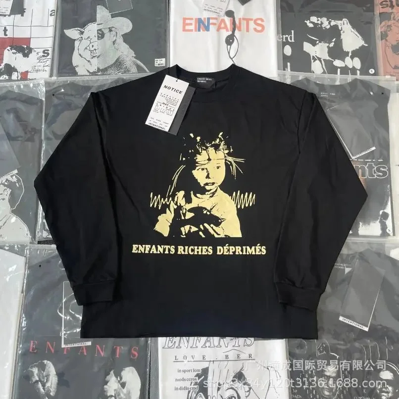Enfants Riches Déprimés Enfants Riches Déprimés Black Graphic T-Shirt Black - 1
