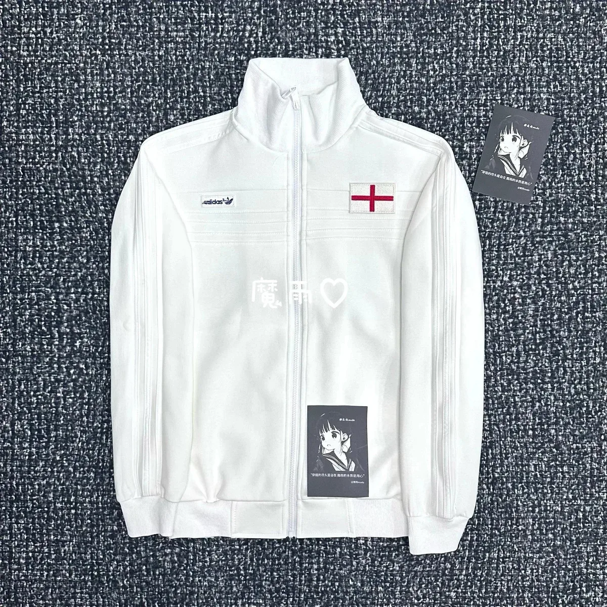 Adidas Adidas Classic Football White Track Jacket White - 1