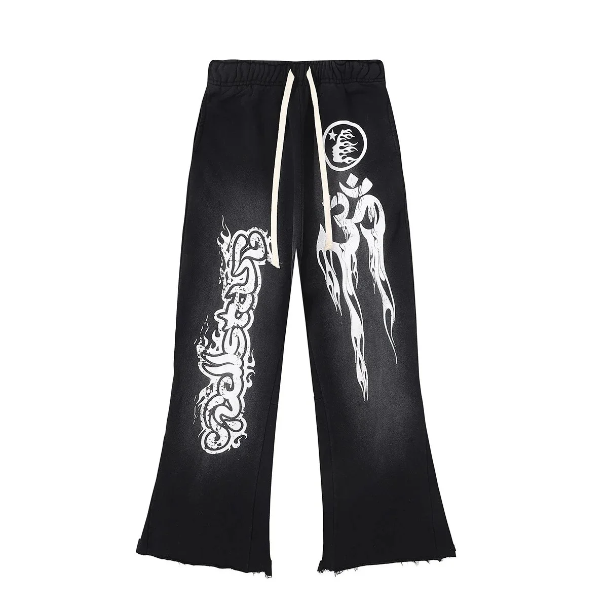 Chrome Hearts Chrome Hearts CH Black/White Graphic Sweatpants Black
