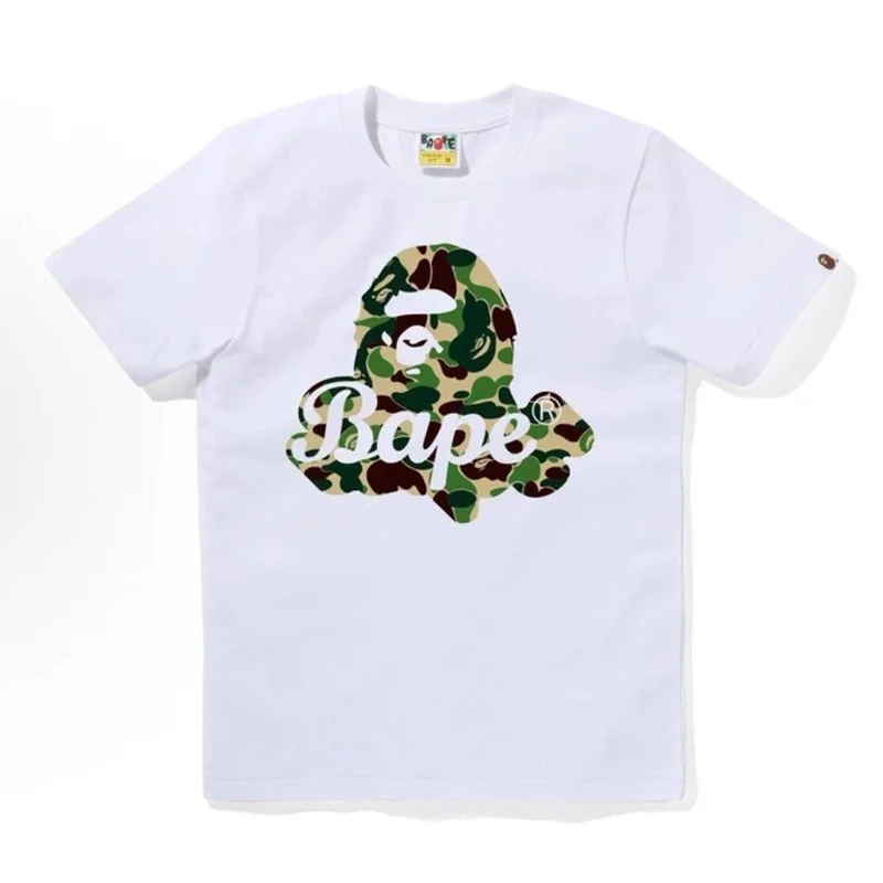 A Bathing Ape A Bathing Ape BAPE STA White Camo Head T-Shirt White - 1