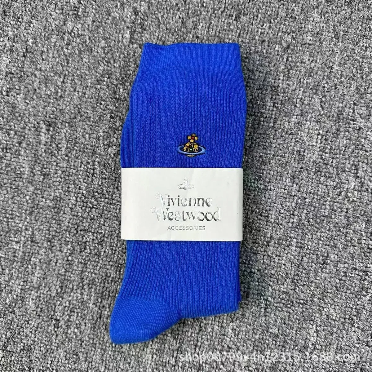 Vivienne Westwood Vivienne Westwood Orb Blue Socks Blue