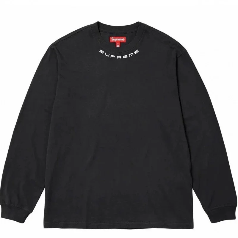 Supreme Supreme Supreme Black Long-Sleeve Shirt Black - 1