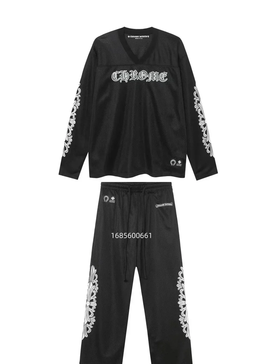 Chrome Hearts Chrome Hearts Floral Cross 6 Tracksuit Set Black Black