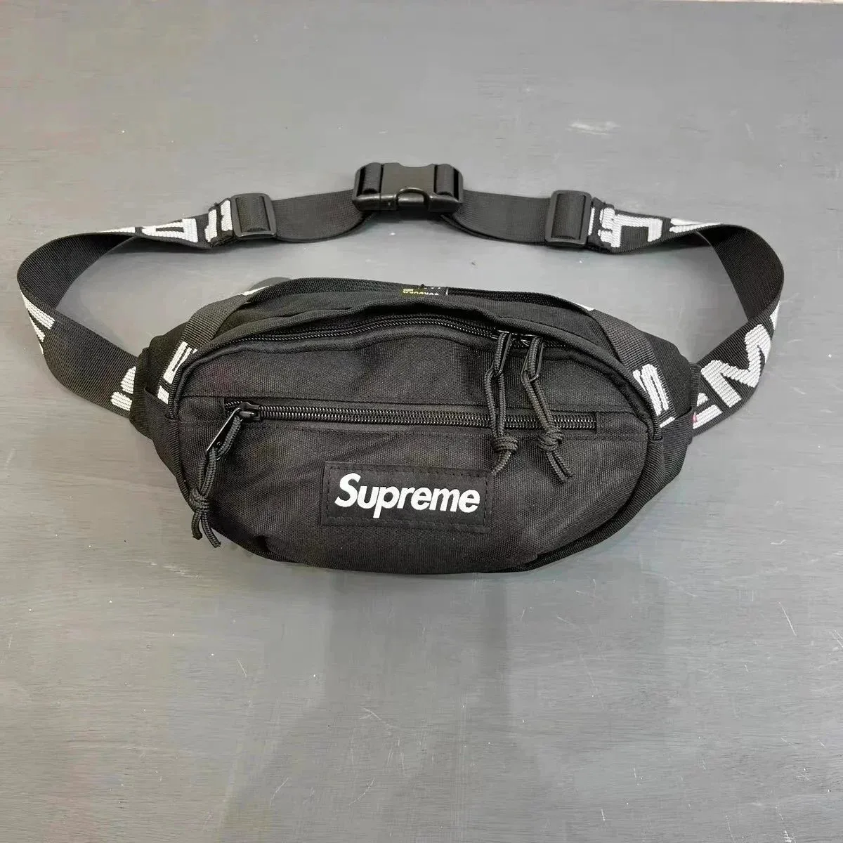 Supreme Supreme Black Box Logo Belt Bag Black - 1