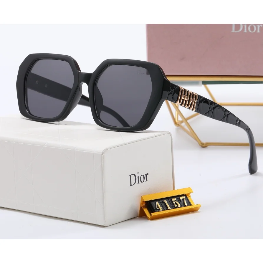 Dior Dior Lady Dior Black Polarized Sunglasses Black - 1