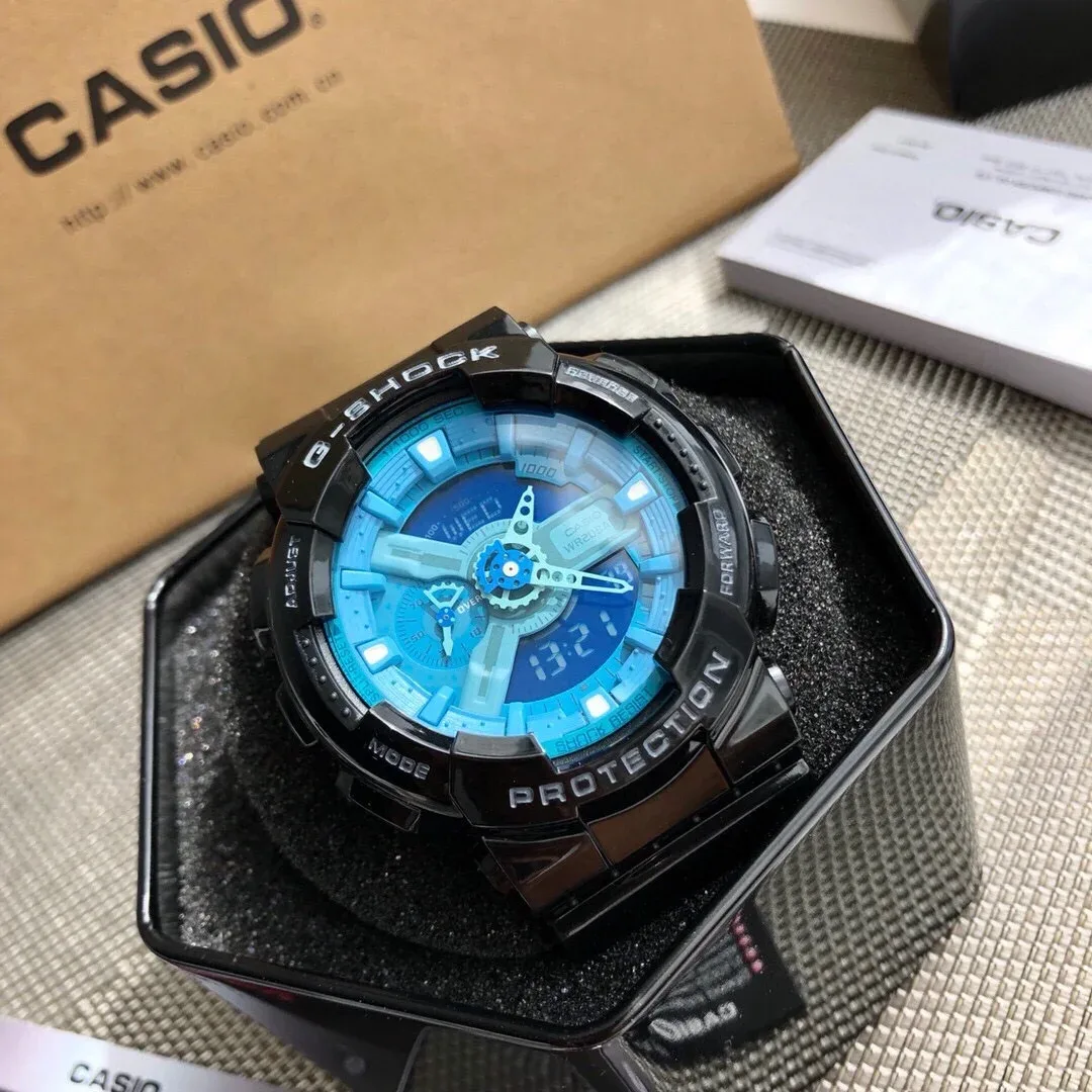 Casio Casio G-Shock Black Translucent Blue Watch Black - 1