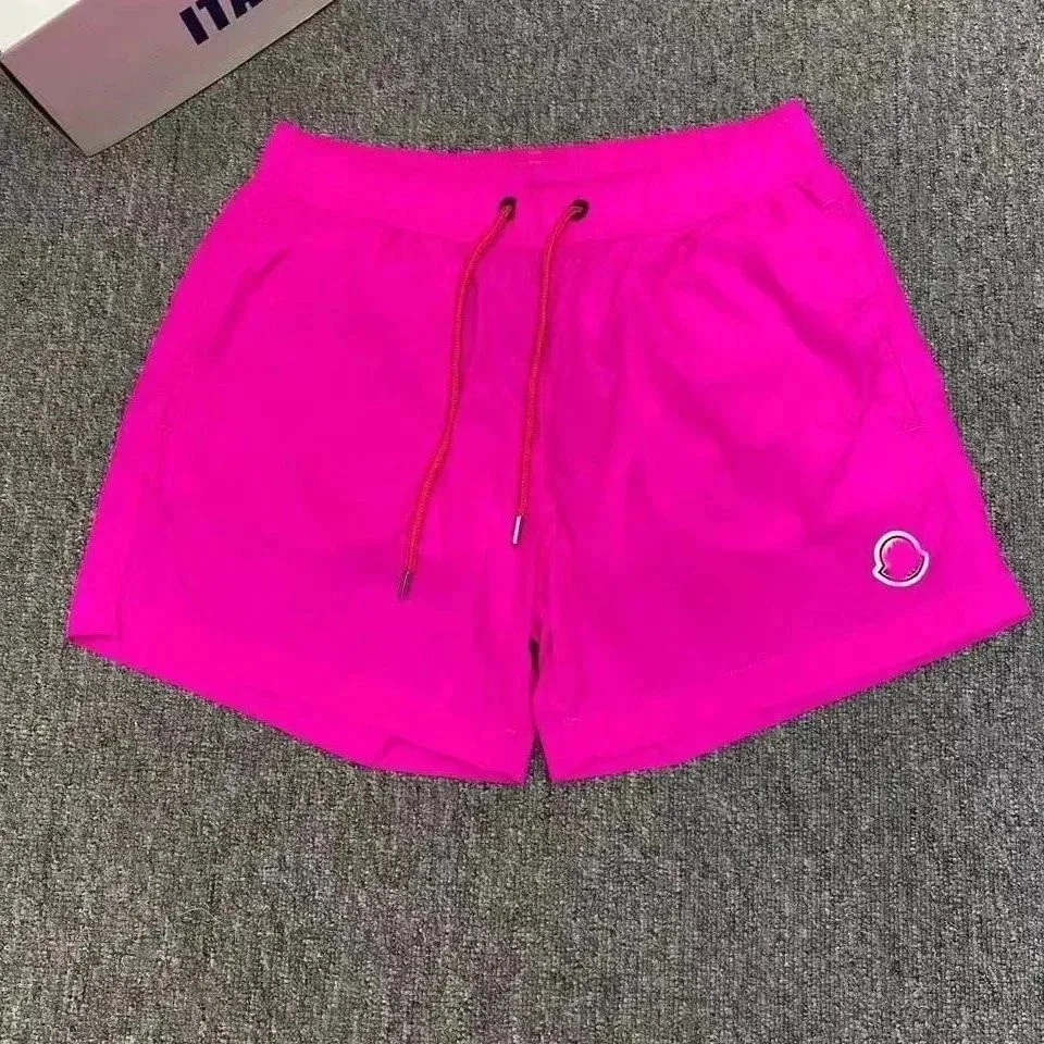 Moncler Moncler Hot Pink Drawstring Shorts Pink