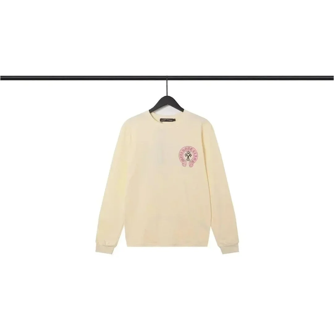 Chrome Hearts Chrome Hearts CH Cross Beige Long Sleeve T-Shirt Beige - 1